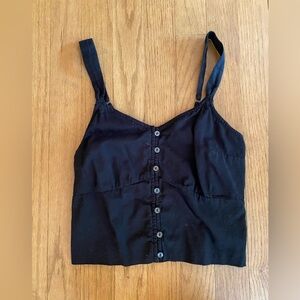 Abercrombie & Fitch Black Tank Top